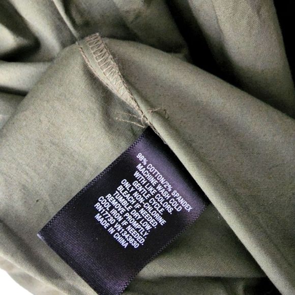 Mossimo Supply Co. Olive Green Romper with Pockets - Picture 5 of 7